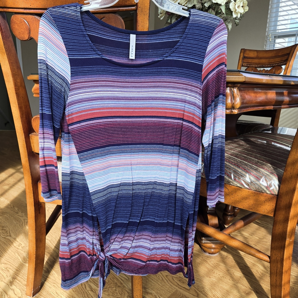 Striped Multicolor Women's Blouse